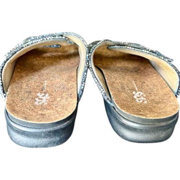 SAS Cozy Comfort Slide Sandal Made in the USA -- Multisnake Navy -- 8 WIDE - Picture 5 of 12